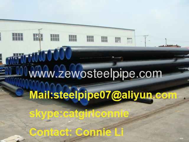 DIN1629 carbon seamless fluid steel pipe