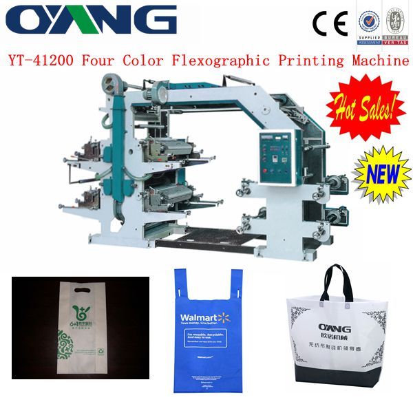 YT-41200 Four Color Flexographic Printing Machine Price In China