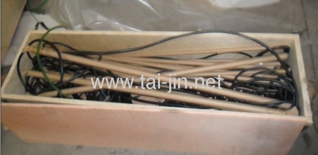 Titanium tubular connect with cable for imperssed current cathodic protection