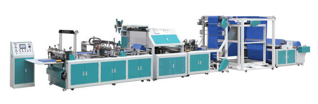 ONL-XB700-800 Automatic non woven box bag making machine with online handle attach