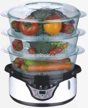 Large Capacity Electrical stainless steel Healthy Food Steamer for home use