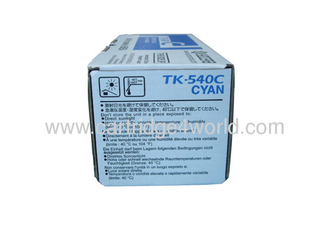 Finely processed Cheap The king of quantity The queen of quality Kyocera TK-540 C toner kit toner cartridges