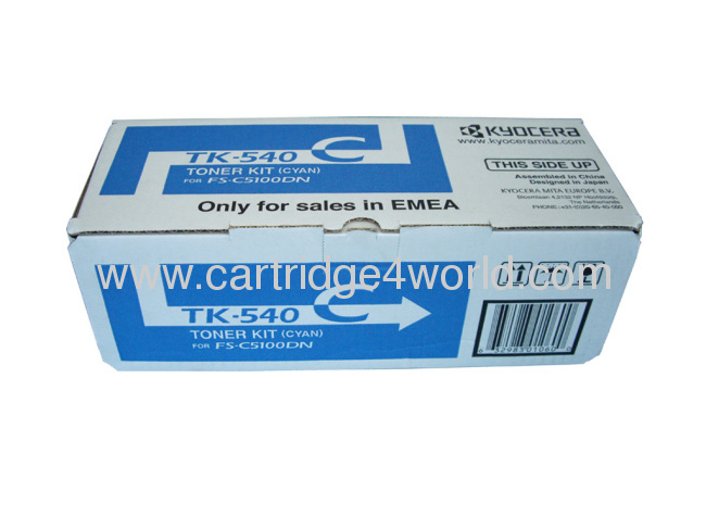 Finely processed Cheap The king of quantity The queen of quality Kyocera TK-540 C toner kit toner cartridges