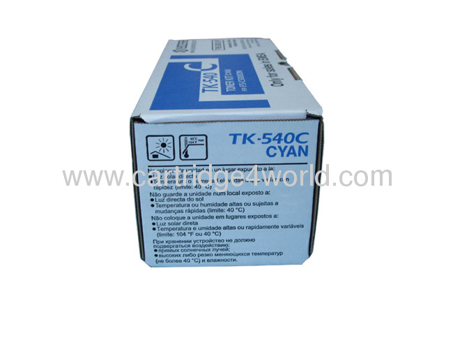 Finely processed Cheap The king of quantity The queen of quality Kyocera TK-540 C toner kit toner cartridges