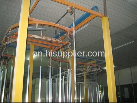 powder coating plant for refrigerator 