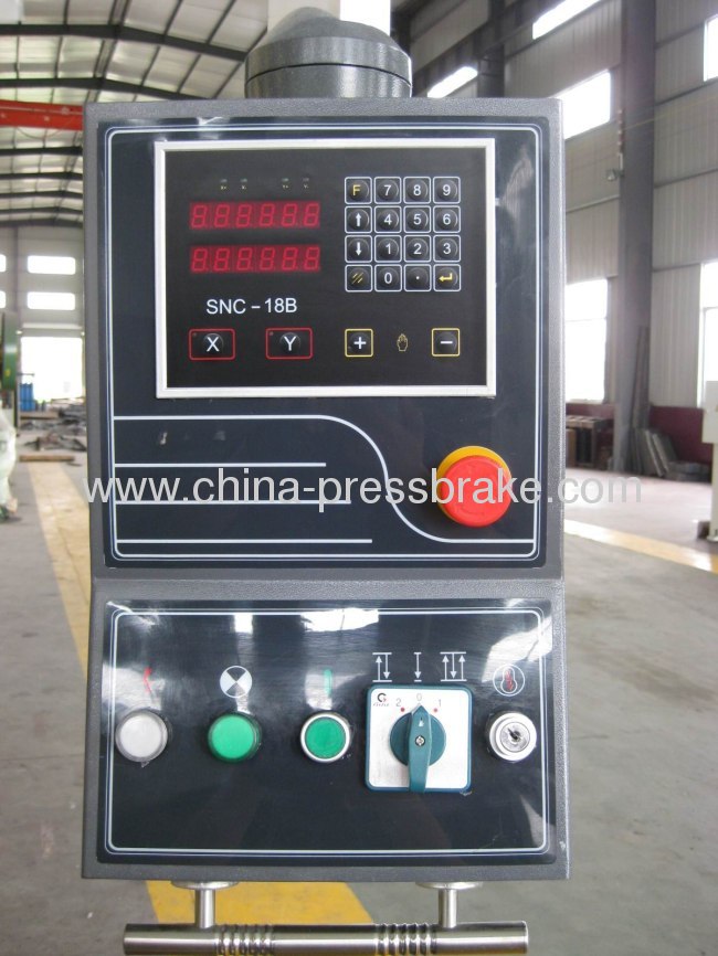 cnc control hydraulic press brake