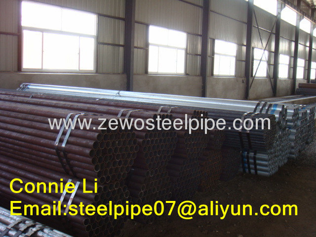 JS brand carbon seamless steel pipe in China