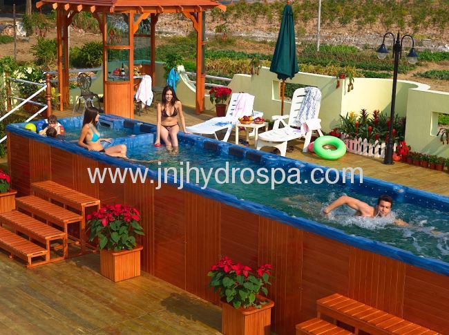 11 metres swimming pool spa