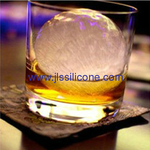 Triple sphered silicone ice ball mould in 2.5 inch