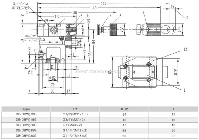 Pressure relief valve casting