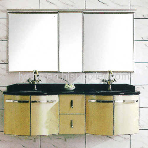 Stainless steel bathroom cabinet