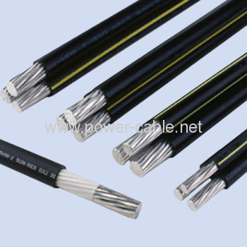 Best quality 600/1000vtriplex cable ABC overhead power cable 