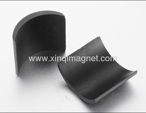 Black epoxy coating NdFeB magnet Segment shape