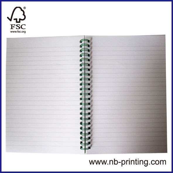 A5 popular carton PP cover 3D spiral notebook good quality college ruled