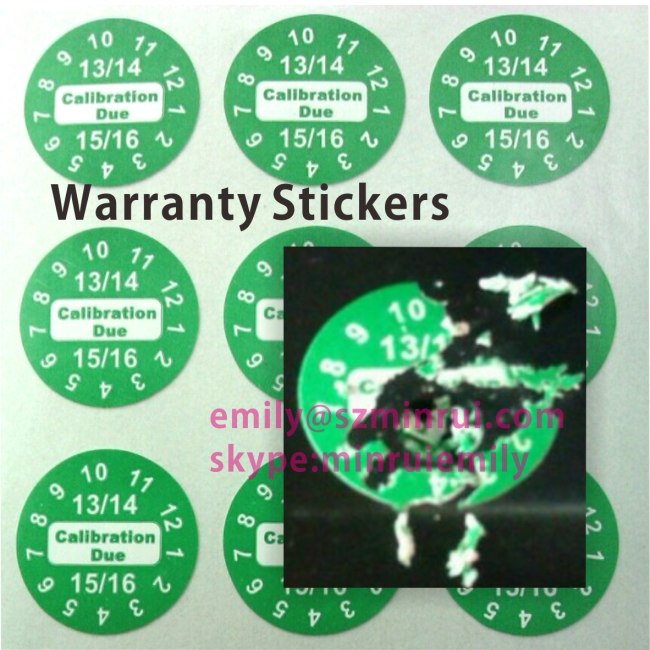 Cusotm Round Warranty Void Label,Security Scew Stickers,Destructible Vinyl WarrantyLabels,Custom Round Tamper Sticker