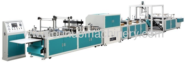 Very popular Full automatic tridimensional non woven bag making machine