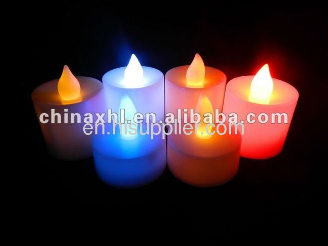 LED flameless flashing candle under remote control