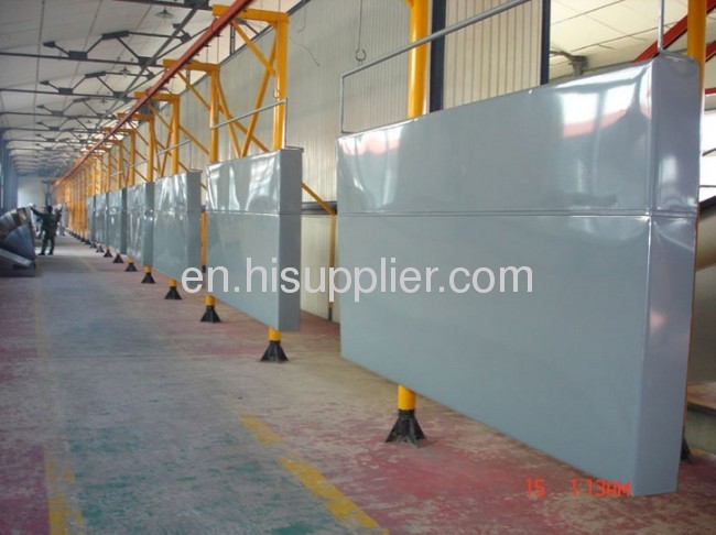 PVDF painting plant for aluminum panels