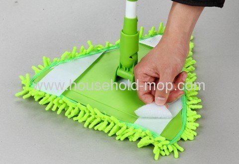 Microfiber triangle clean mop 