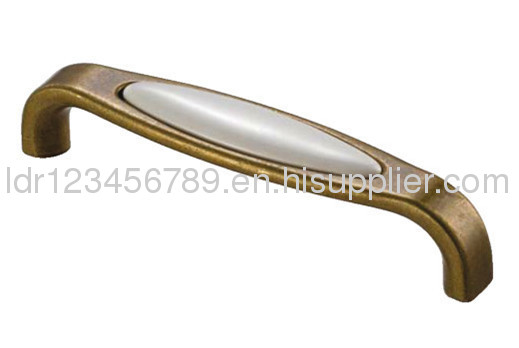 Fancy ceramic handle/Zinc alloy furniture handle