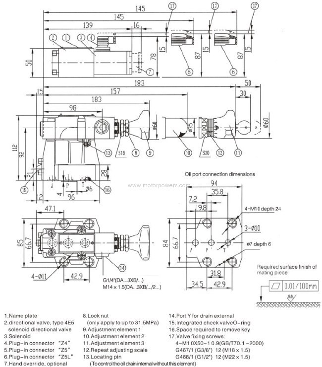 Pressure shut-off valve pilot operated