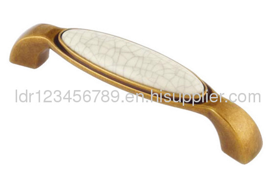 Latest design ceramic handles/zinc alloy cabinet handles