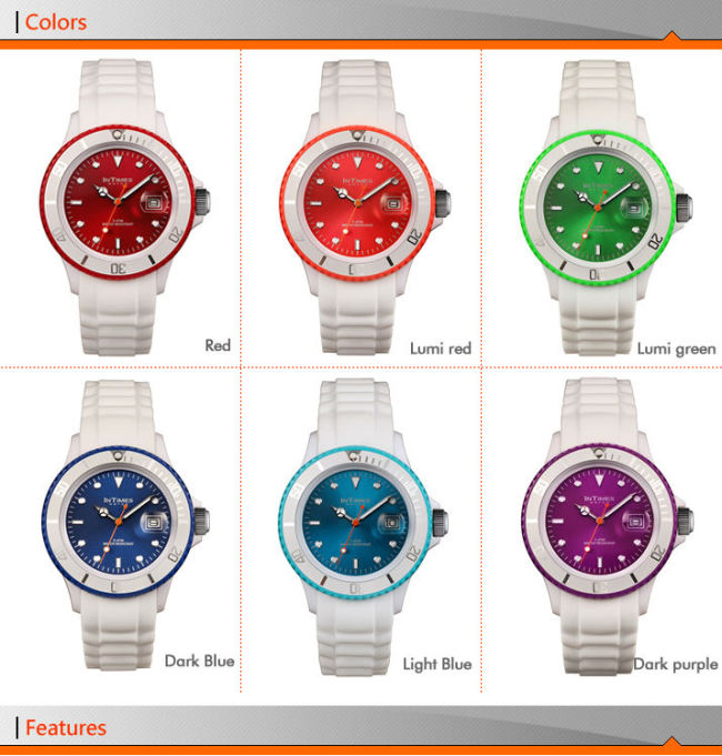 IT-044MC colorful custom watches for women plastic case Japan Movt wrist watch from Intimes wrist watch collection