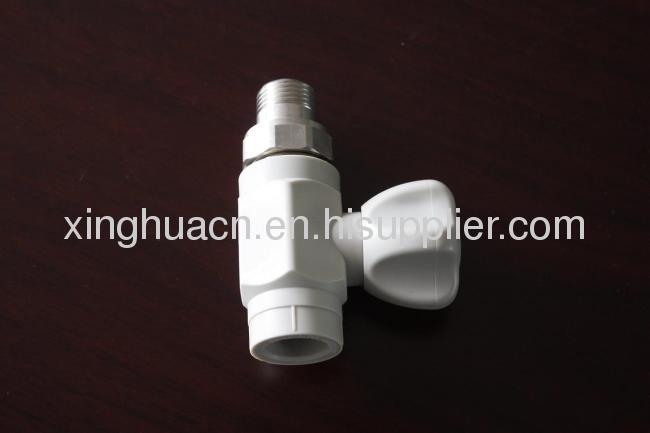 2013 hot sale grey male Straight radiator Valves 20*1/2