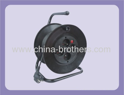 25m 30m French Extension Cable Reel with 4 Outlet Sockets