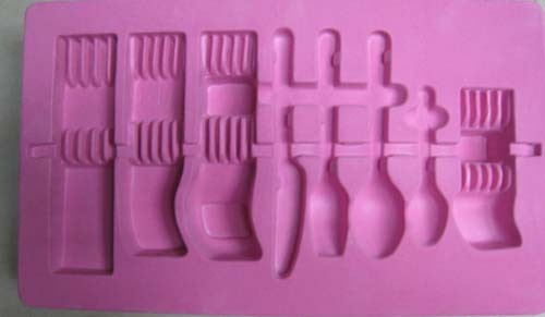 cosmetic colorful plastic blister PS flocking tray
