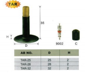 Tube Valves for Bicycle 