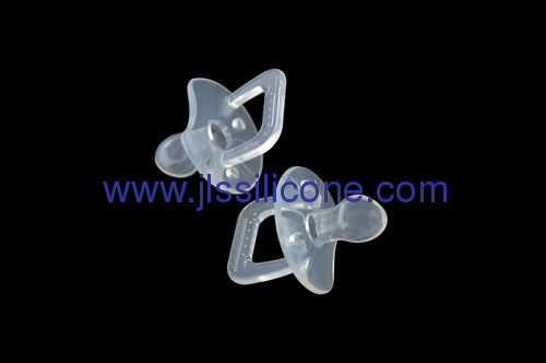 Thumb-shaped silicone appease pacifier