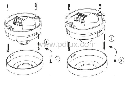 Infrared Sensor used for detecting motion 102-A