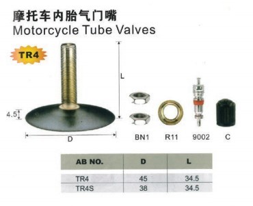 Tube Valves for Motorcycle 