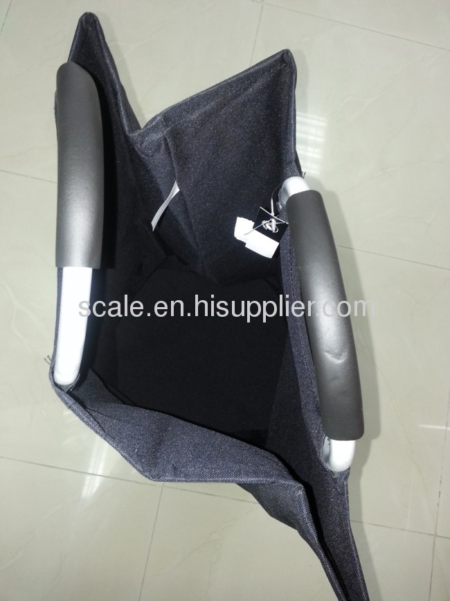 double 600D fabric shopper bag