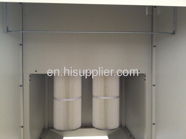 manual powder coating booth 
