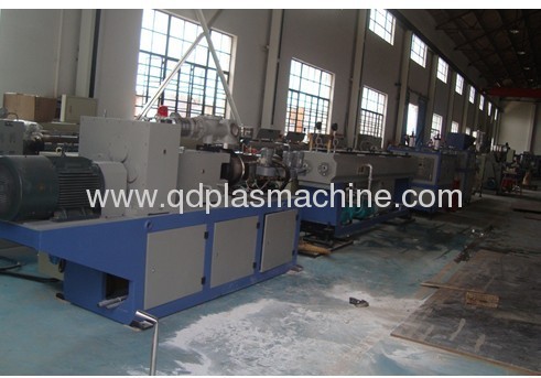 Pvc double pipe extrusion production line