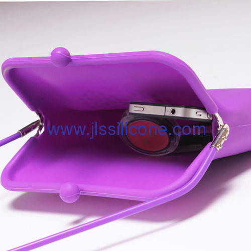 Fashion lady silicone shoulder bag