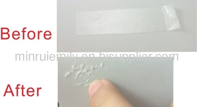 Custom Tamper Evident Transparent Destructible Vinyl Sticker For Car Windows,Printing On The Adhesive Side Label 