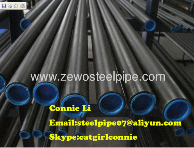 API 5L Steel Pipe With Black Paint and Plastic Cap