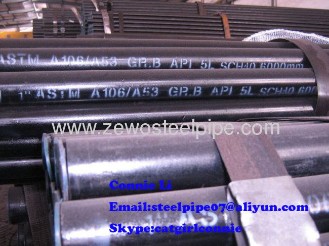 A106B/ST37 carbon seamless steel pipe