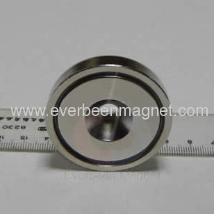 Pot neodymium magnets coated by zn