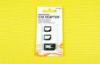 Plastic ABS SIM Card Holder , 4FF - 3FF Nano To Micro SIM Adaptor