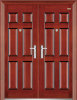 security modern steel 2 leaf doors QH-0303