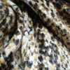 Snakeskin printed velveteen made of 100%polyester