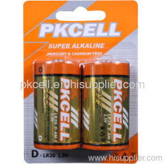 D Alkaline Dry Cell Battery