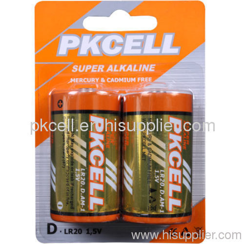 D Alkaline Dry Cell Battery