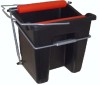 14L Black Wringer Mop Bucket