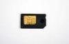 Black Plastic Mini Nano To Micro Sim Adaptor For iPhone5 1.2 x 0.9cm