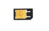 1.5 x 1.2cm Black Plastic iphone SIM Card Holder Micro SIM Card Adapter